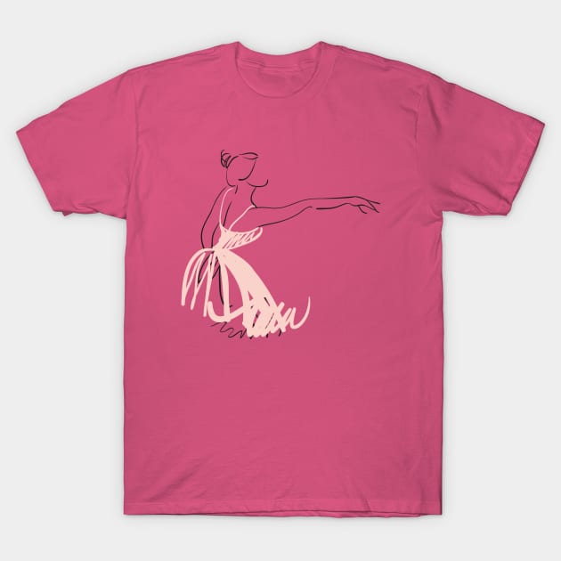 Ballerina T-Shirt by Mako Design 